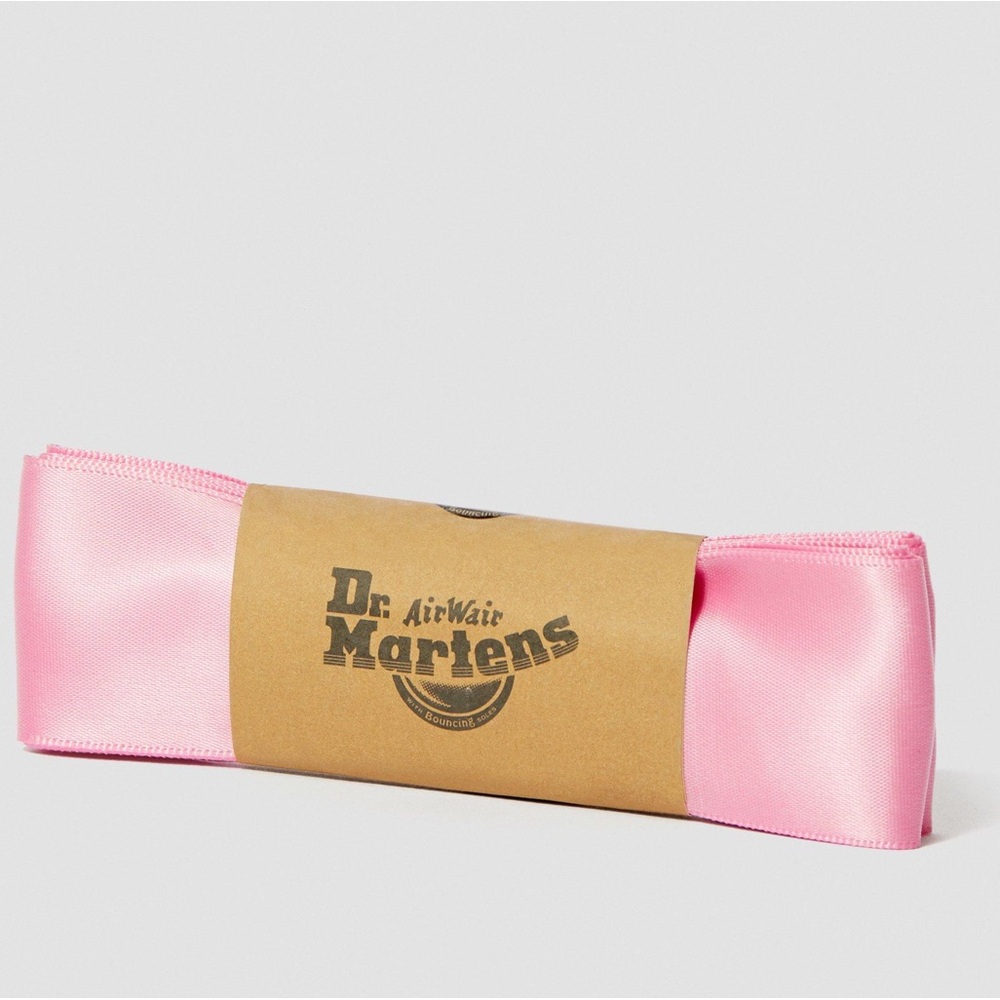 DR MARTENS Ribbon Shoe Laces PINK New in Package